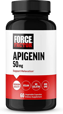 FORCE FACTOR Apigenin Prostate Health Stress Support  Antioxidant 50mg 60 Caps