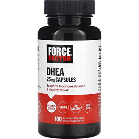 Force Factor Dhea 25 Mg 100 Vegetable