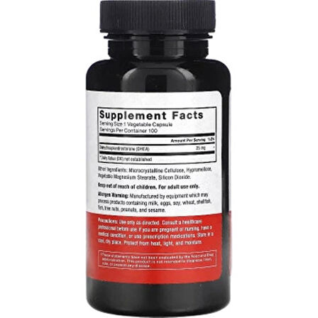 Force Factor Dhea 25 Mg 100 Vegetable