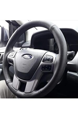 FORD RANGER 2016 ARACA ÖZEL DİKMELİ DİREKSİYON KILIFI(ORJİNAL DERİSİ ÜZERİNE YAPILACAK)