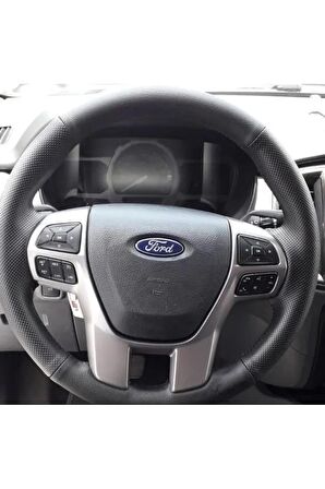 FORD RANGER 2016 ARACA ÖZEL DİKMELİ DİREKSİYON KILIFI(ORJİNAL DERİSİ ÜZERİNE YAPILACAK)