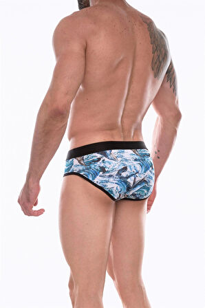 Erkek Desenli Slip