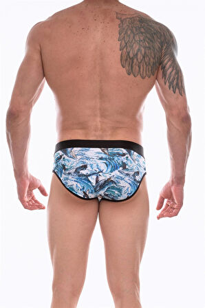 Erkek Desenli Slip