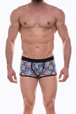 Erkek Desenli Boxer