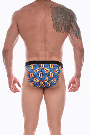Erkek Desenli Slip