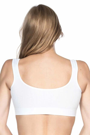 Beyaz 4005 Soft Kalın Askı Büstiyer