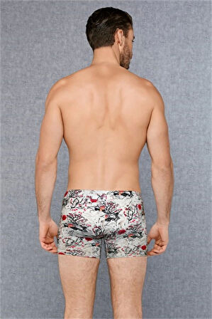 Erkek Modal Baskılı Boxer 1808