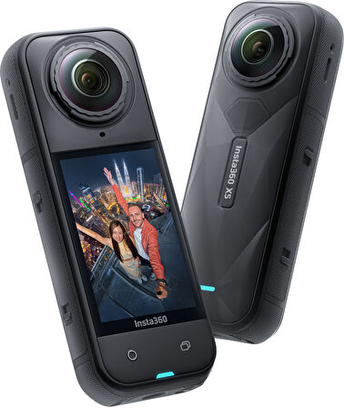 Insta360 X5 Aksiyon Kamerası - Motosiklet Kiti (BATARYA VE GOLD KART)