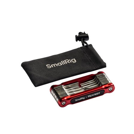 SmallRig 4813 FILM RIOT 10'u 1 arada Katlanır Anahtar Seti (Kırmızı)