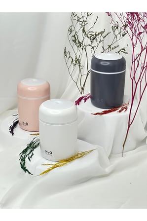 Hava Nemlendirici Buhar Makinesi Ultrasonic Aroma Difüzör Oda Nemlendirici Işıklı  KARIŞK RENK GÖNDE