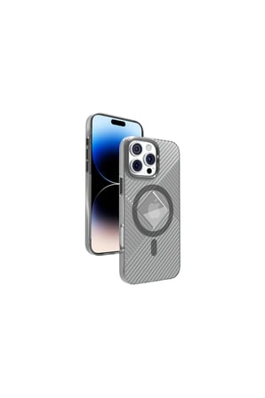 iPhone 16 Pro Max Stella PC Sert Magsafe Kılıf - Siyah