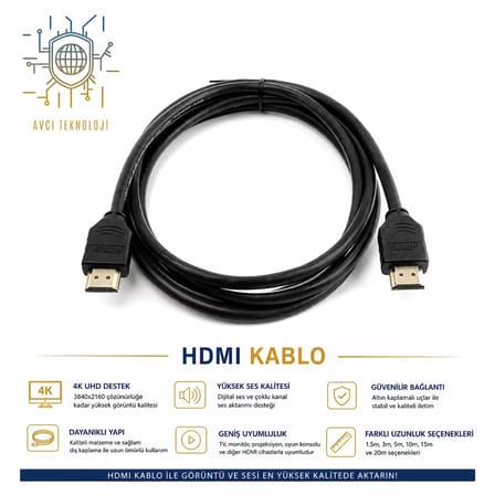 Fourplus 1,5mt HDMI To Hdmıı Kablo
