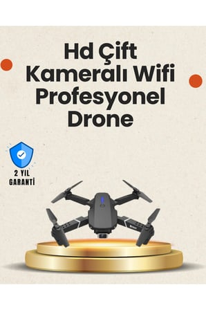 Yükseklik Sabitlemeli Katlanabilir Drone 1080P 4K Kamera Seçenekli