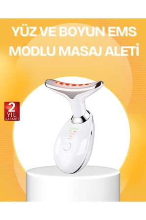 7 Renk LED Işık Terapili Cilt Bakım Cihazı USB Şarjlı