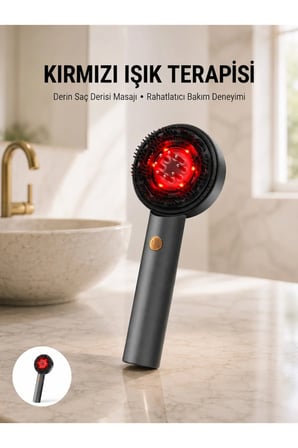 Saç Büyüme Destekleyici Elektrikli Tarak Yağ Aplikatörlü Yeni Nesil