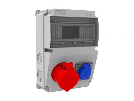 Bemis Kombinasyon Kutusu 5/32A Priz ve 1/16A Priz ve Sigortalar Dahil