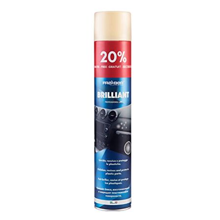 Fra-Ber Brilliant Aerosol Plastik, Vinil Ahşap İçin Koruyucu Cila 750ML.