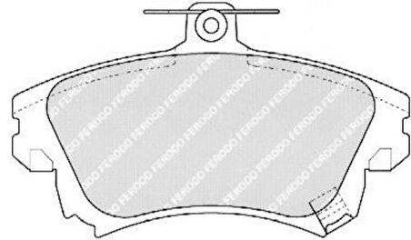 Ferodo FDB1384 Ön Fren Balatası Carisma 95-09 1.6 Colt 04-1.5 Volvo S40 95- 4605A658