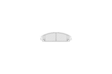 Ferodo FDB4078 Ön Fren Balatası Lancia Thema 3.0 Chrysler 300C 05142559AA