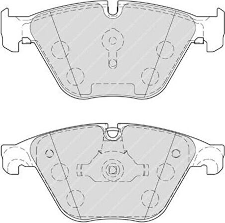 Ferodo FDB4382 Ön Fren Balatası BMW F10 F11 F12 F13 F06 529 34116775314
