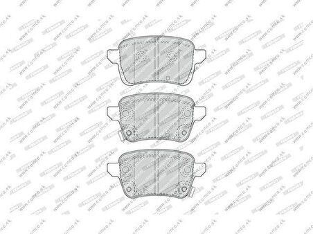 Ferodo FDB4879 Arka Fren Balatası Disk İçin Opel Corsa E 15-Fiat 500L 77366595