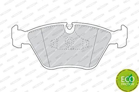 Ferodo FDB779 Ön Fren Balatası BMW E32 E34 E36 M3 E34 M4 34111153910