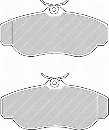 Ferodo FDB980 Fren Balatası Ön Discovery 2 L318 98-04 Range Rover I 3.9 Vogue 88-94 Range Rover II P38A 94-01 SFP000210