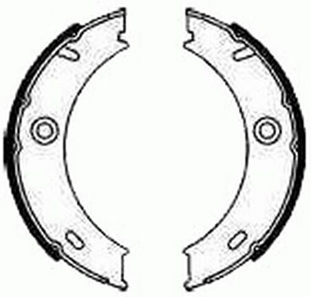 Ferodo FSB625 Arka Fren Pabuçlu Balata Lt 28 35 46 Sprinter 901 902 903 904 95-06 A0024205920