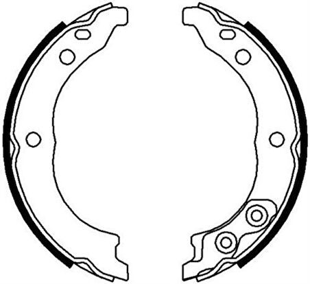 Ferodo FSB680 Arka Fren Pabuçlu Balata Jumper Boxer Ducato 2.0 2.0HDI 2.2HDI 2.8 2.8TD 2.8HDI 2.8HDI 97 06 77363478