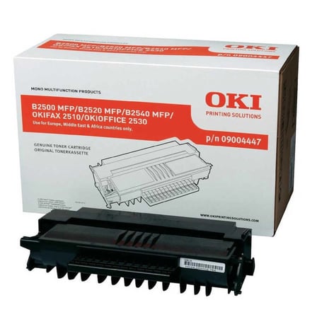 OKI B2500 09004391 Siyah Yüksek Kapasiteli Orijinal Toner