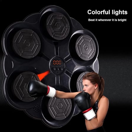 Hediyelik Duvar Boks Makinesi Müzikli Bluetooth Hoparlör Özellikli Led Işıklı Ritimli 9 Mod Seviye Ayarlı Box