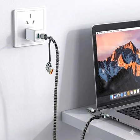 Hediyelik 4’ü 1 Arada 100w Akıllı Tasarım Yüksek Dayanıklılık Çoklu Uyumlu Örgülü Hızlı Şarj Kablosu