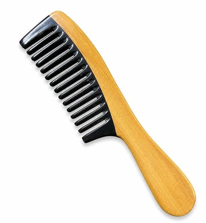 Hediyelik Palo Santo Aromalı Doğal Kemik Tarak Alk5312