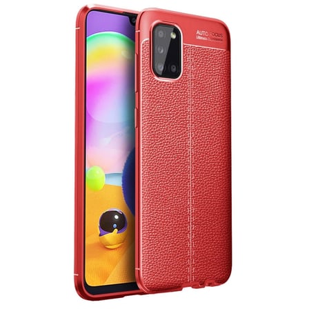 Hediyelik Samsung Galaxy A31 Kılıf Auto Focus Kapak - Kırmızı
