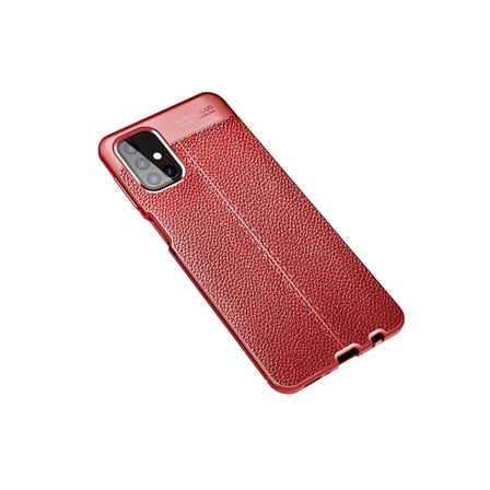 Hediyelik Samsung Galaxy M31s Kılıf Auto Focus Kapak - Kırmızı