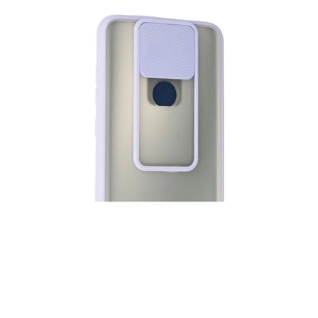 Hediyelik Xiaomi Redmi Note 9 Kılıf Palm Buzlu Kamera Sürgülü Silikon - Lila