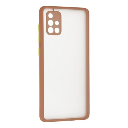 Hediyelik Samsung Galaxy A71 Kılıf Montreal Silikon Kapak - Pembe