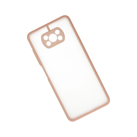 Hediyelik Xiaomi Pocophone X3 Kılıf Montreal Silikon Kapak - Pembe