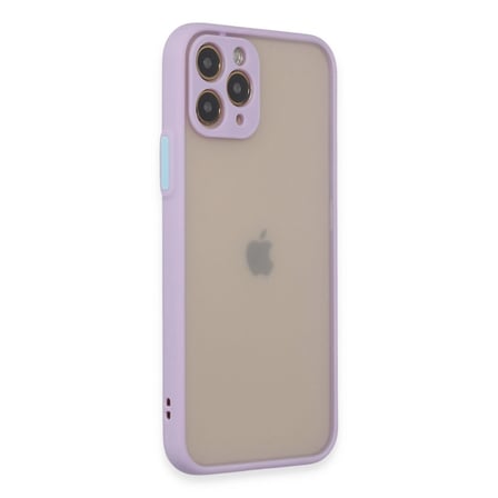 Hediyelik Apple İphone 11 Pro Kılıf Montreal Silikon Kapak - Mor
