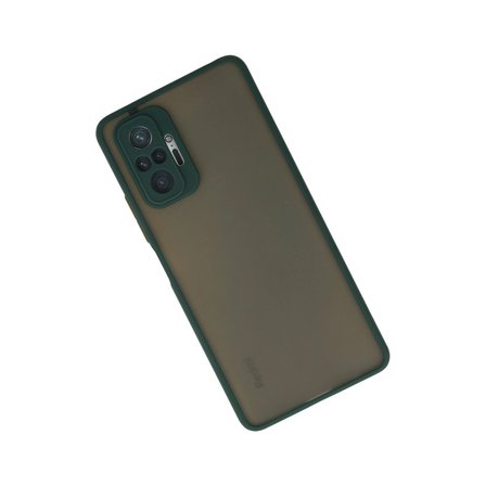 Hediyelik Xiaomi Redmi Note 10 Pro Kılıf Montreal Silikon Kapak - Yeşil