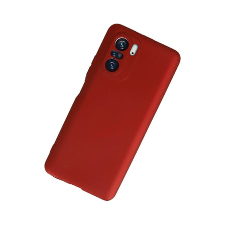 Hediyelik Xiaomi Poco F3 Kılıf First Silikon - Kırmızı