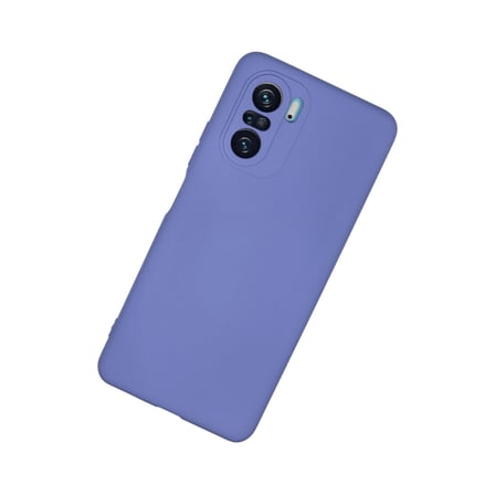 Hediyelik Xiaomi Poco F3 Kılıf Nano İçi Kadife Silikon - Lila