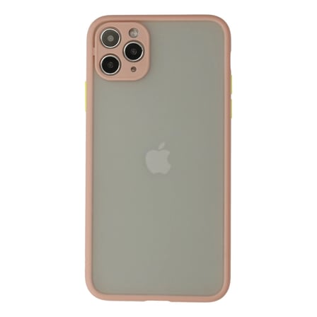 Hediyelik Apple İphone 12 Pro Max Kılıf Montreal Silikon Kapak - Pembe