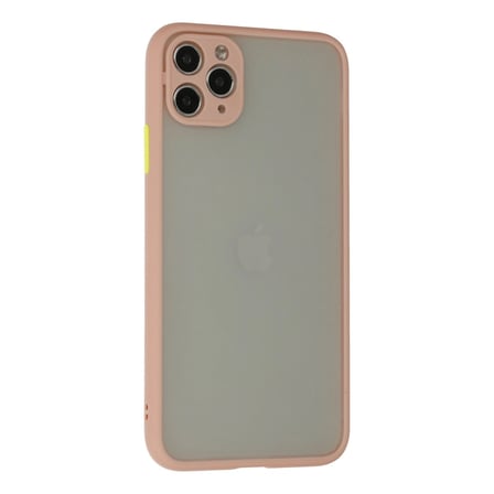 Hediyelik Apple İphone 12 Pro Max Kılıf Montreal Silikon Kapak - Pembe