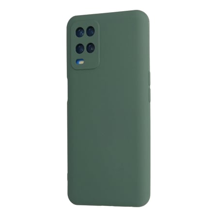 Hediyelik Oppo A54 4g Kılıf Nano İçi Kadife Silikon - Koyu Yeşil