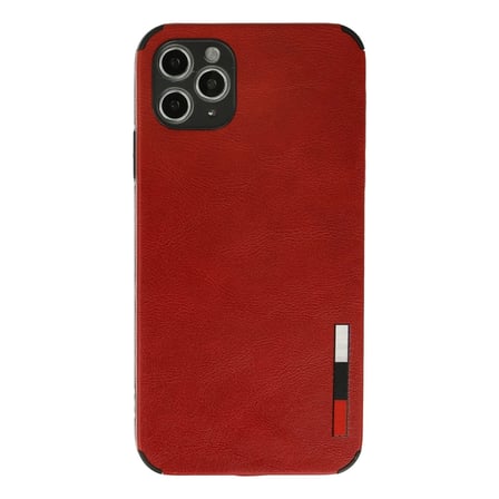 Hediyelik Apple İphone 11 Pro Max Kılıf Loop Deri Silikon - Kırmızı