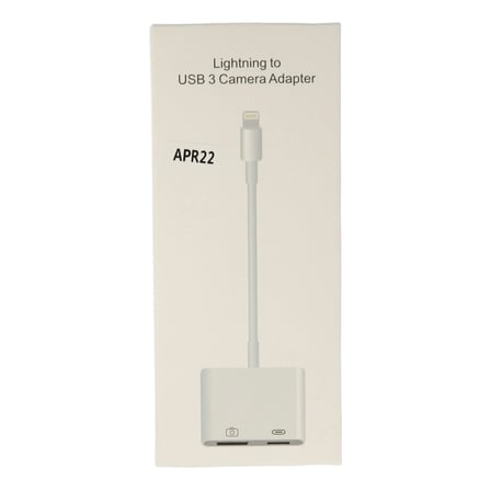 Hediyelik Apr22 Iphone Otg 2in1 - Beyaz