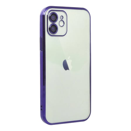 Hediyelik Apple İphone 11 Kılıf Razer Lensli Silikon - Mor