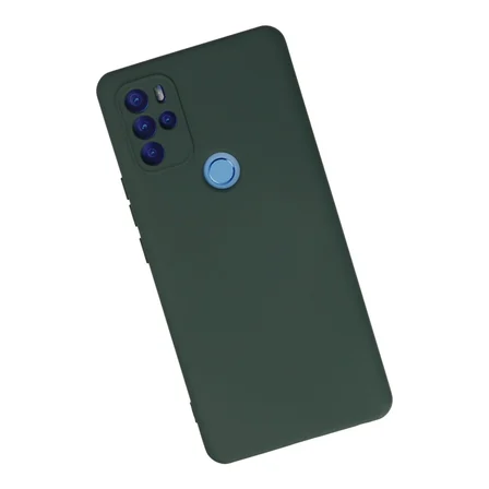 Hediyelik General Mobile Gm 21 Pro Kılıf Nano İçi Kadife Silikon - Koyu Yeşil