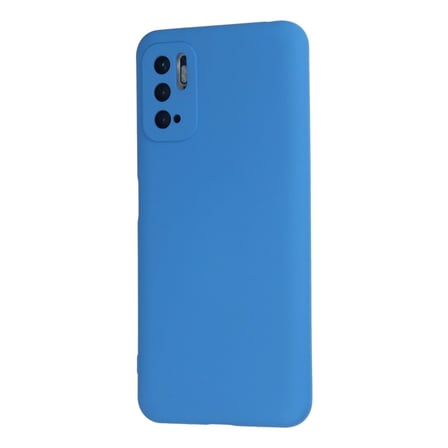 Hediyelik Xiaomi Redmi Note 10 5g Kılıf Nano İçi Kadife Silikon - Mavi
